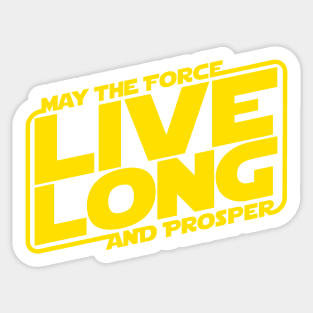 Live Long and Prosper Sticker